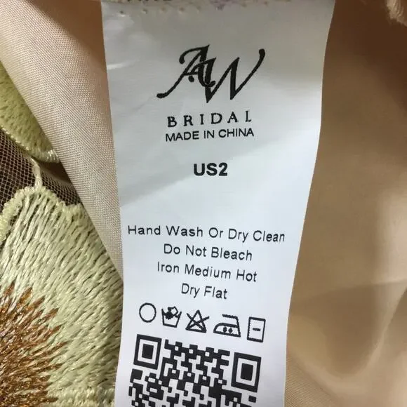 Floral Embroidered Gown - Picture 8 of 8